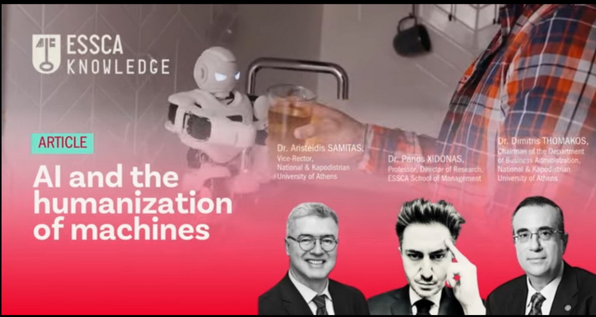 An article of ours about AI and the Humanisation of Machines just published